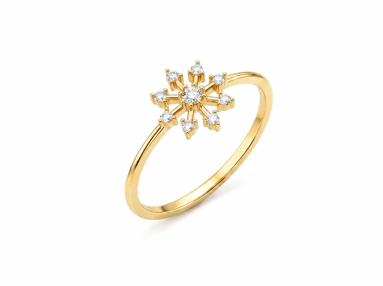 The Nova Ring , 7MM , 18 K , Yellow Gold